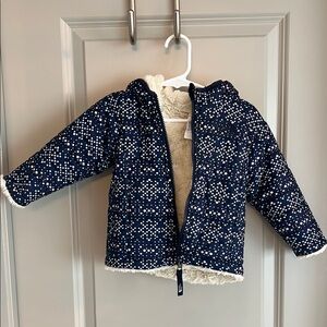 EUC - Infant Winter Coat with Fleece Lining from The North Face